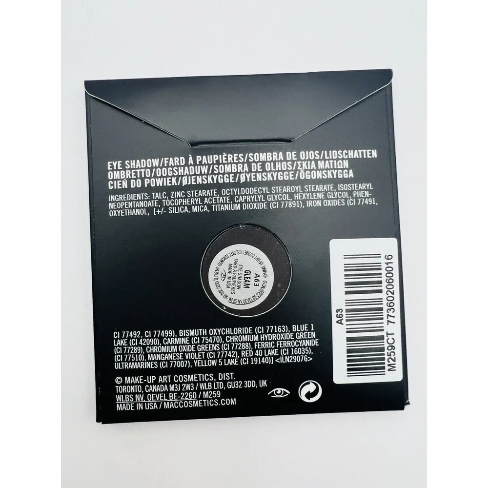 MAC Eye Shadow Pro Palette Refill Pan in GLEAM - Full Size